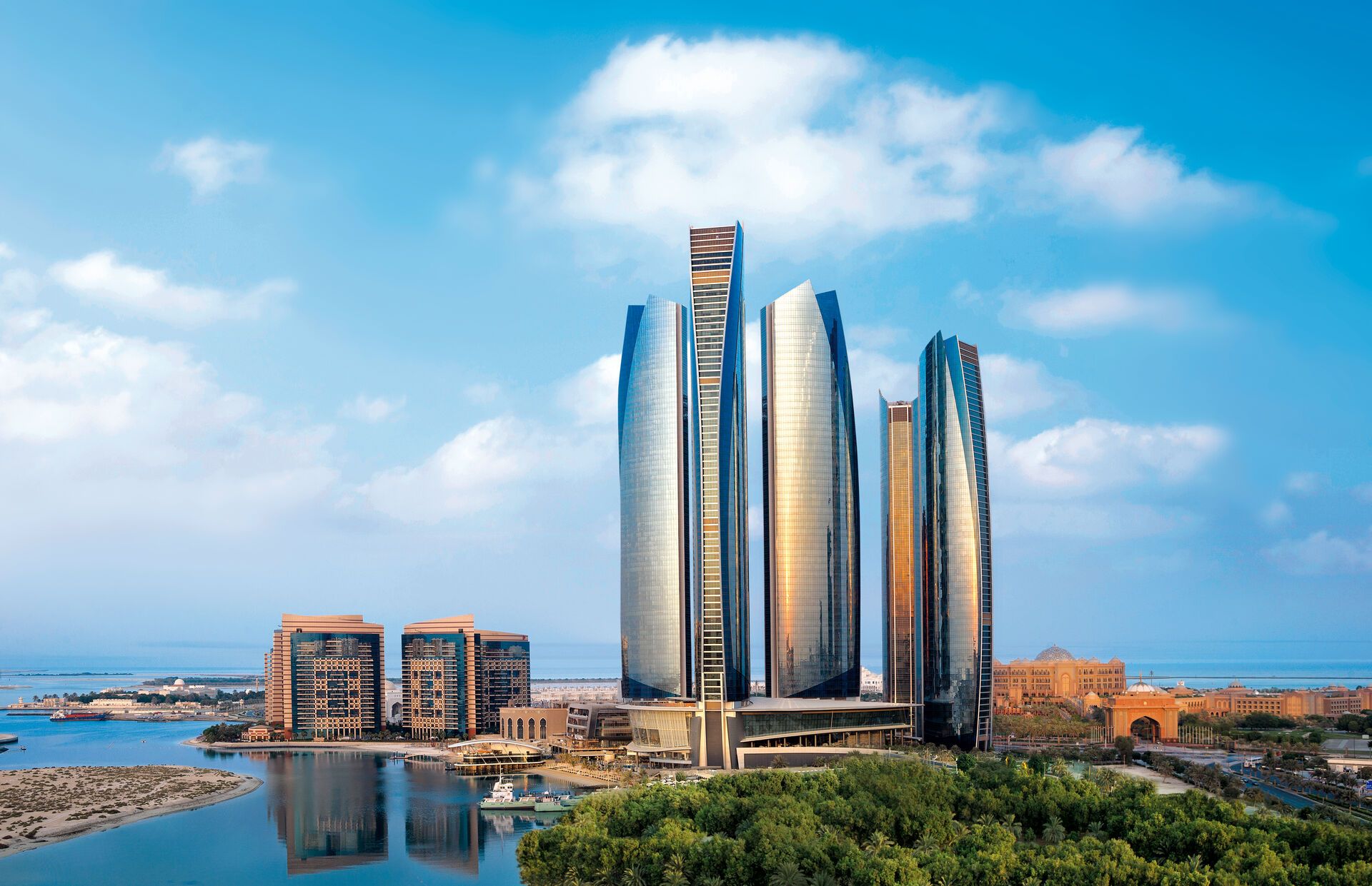 Conrad Abu Dhabi Etihad Towers & Grand Plaza Mövenpick Dubai & Doubletree by Hilton Marjan Island