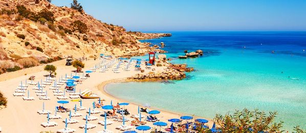 Nissi Strand auf Zypern