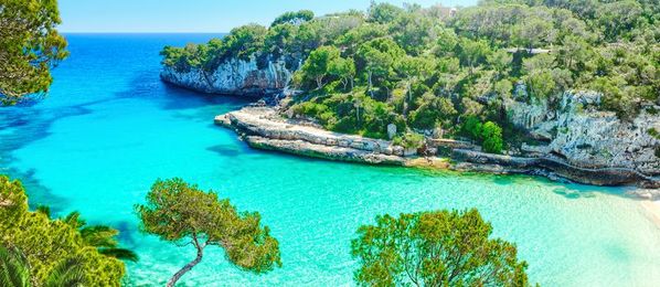 Cala Llombards Bucht auf Mallorca