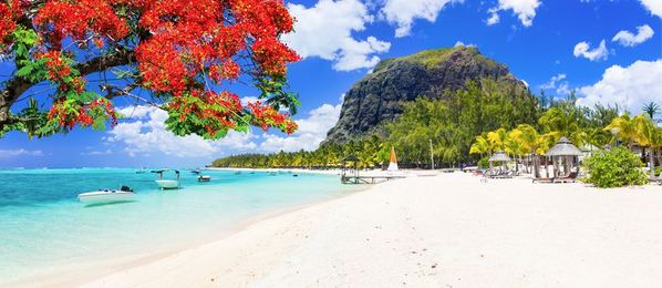 Strand auf Mauritius