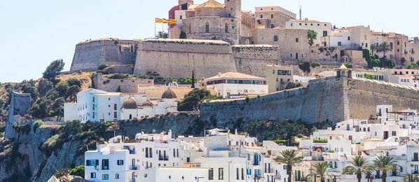 Aussicht auf Castillo de Eivissa, Ibiza Stadt