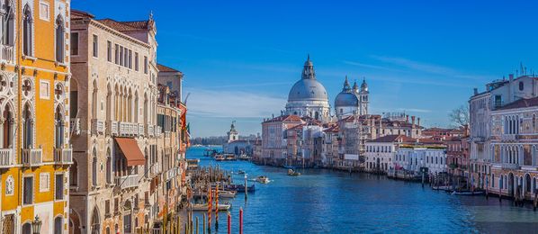 Grand Canal und Santa Maria Della Salute Venedig 