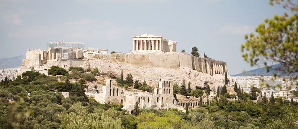 Aufsicht auf die Akropolis, Athen