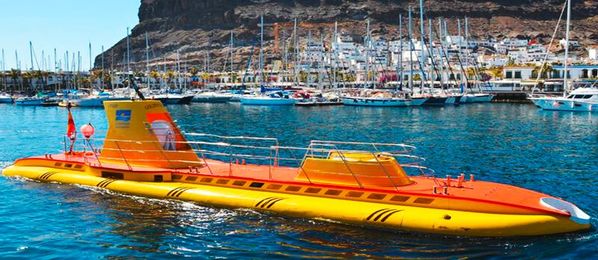 U-Boot Yellow Submarine bei Gran Canaria
