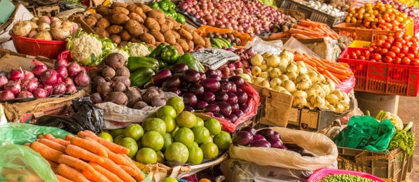 Obst und Gemüsemarkt in Nairobi, Kenia