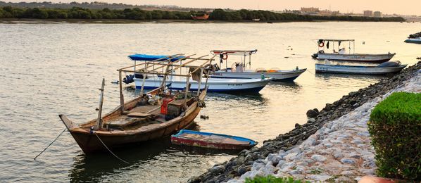 Fischerboote in Ras Al Khaimah