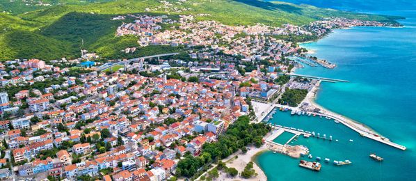 Crikvenica in der Kvarner Bucht, Kroatien