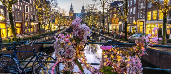 Amsterdam Fahrrad, Grachten und Rijksmuseum