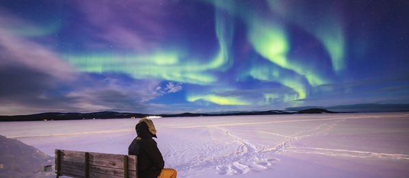 Polarlichter in Finnland 