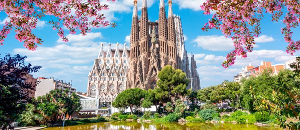 Sagrada Familia in Barcelonia, Spanien