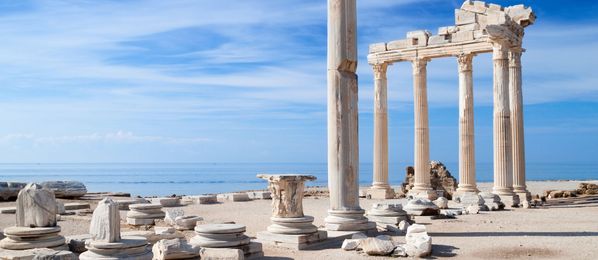 Apollonempel in Side in der Provinz Antalya
