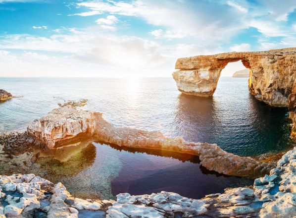 Azure window Felsentor auf Malta